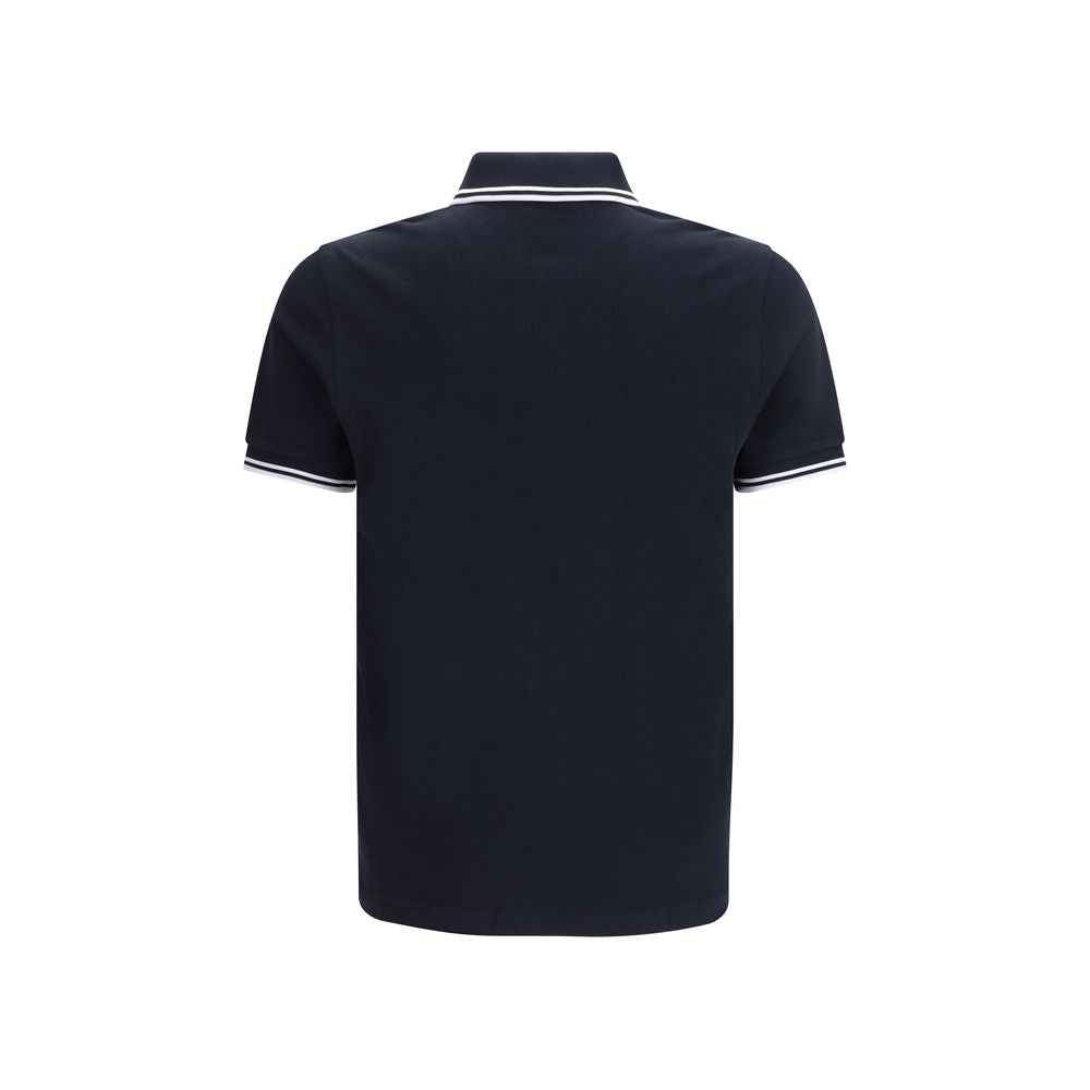 Blue Cotton Polo Shirt