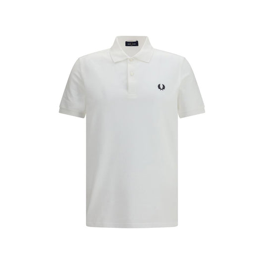 White Cotton Polo Shirt