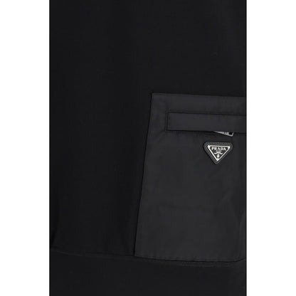 Black Viscose Sweatshirt