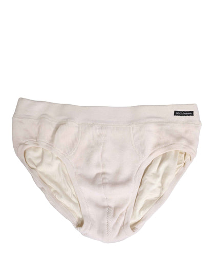 Off White Logo Silk Men Briefs Underwear
