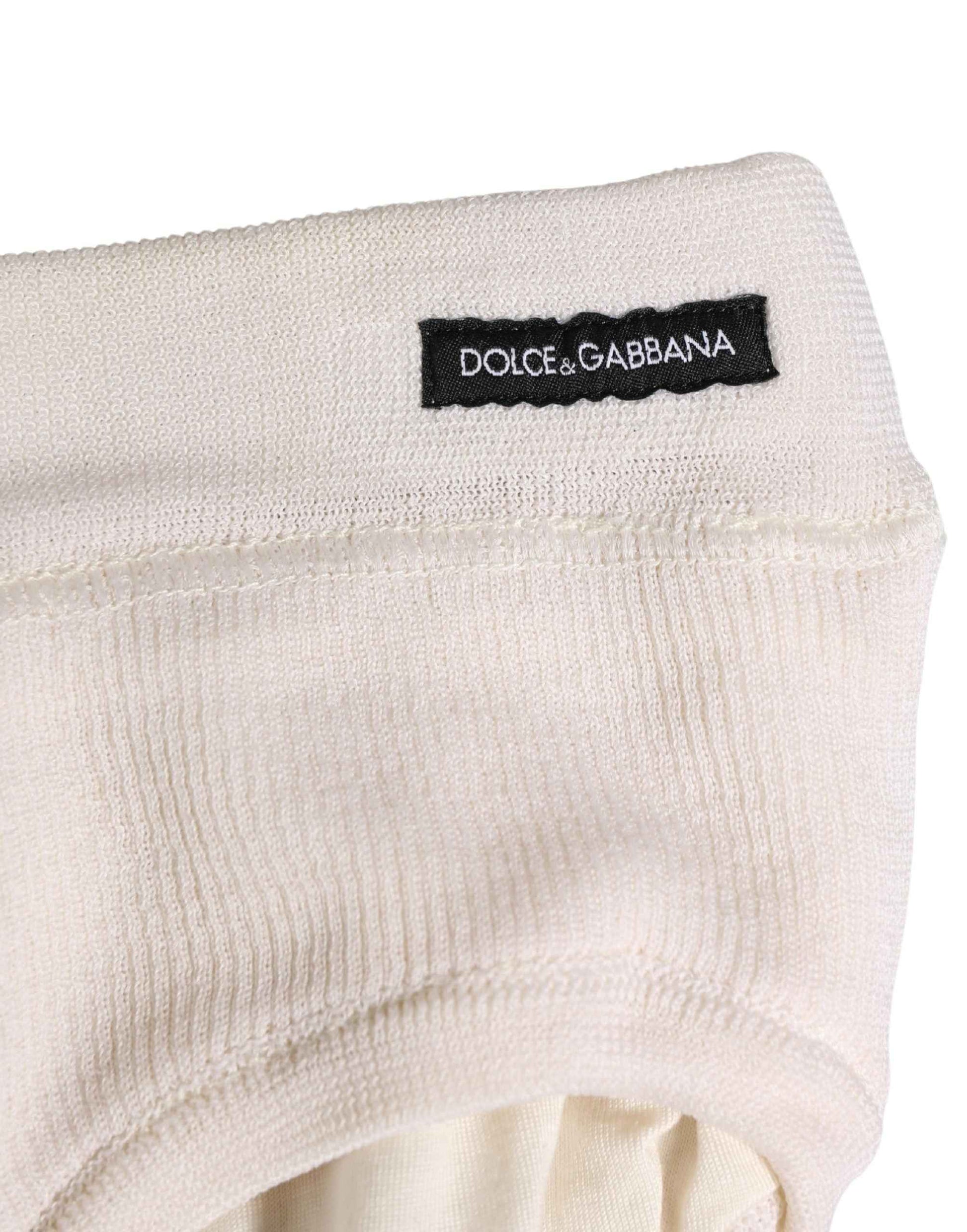 Off White Logo Silk Men Briefs Underwear