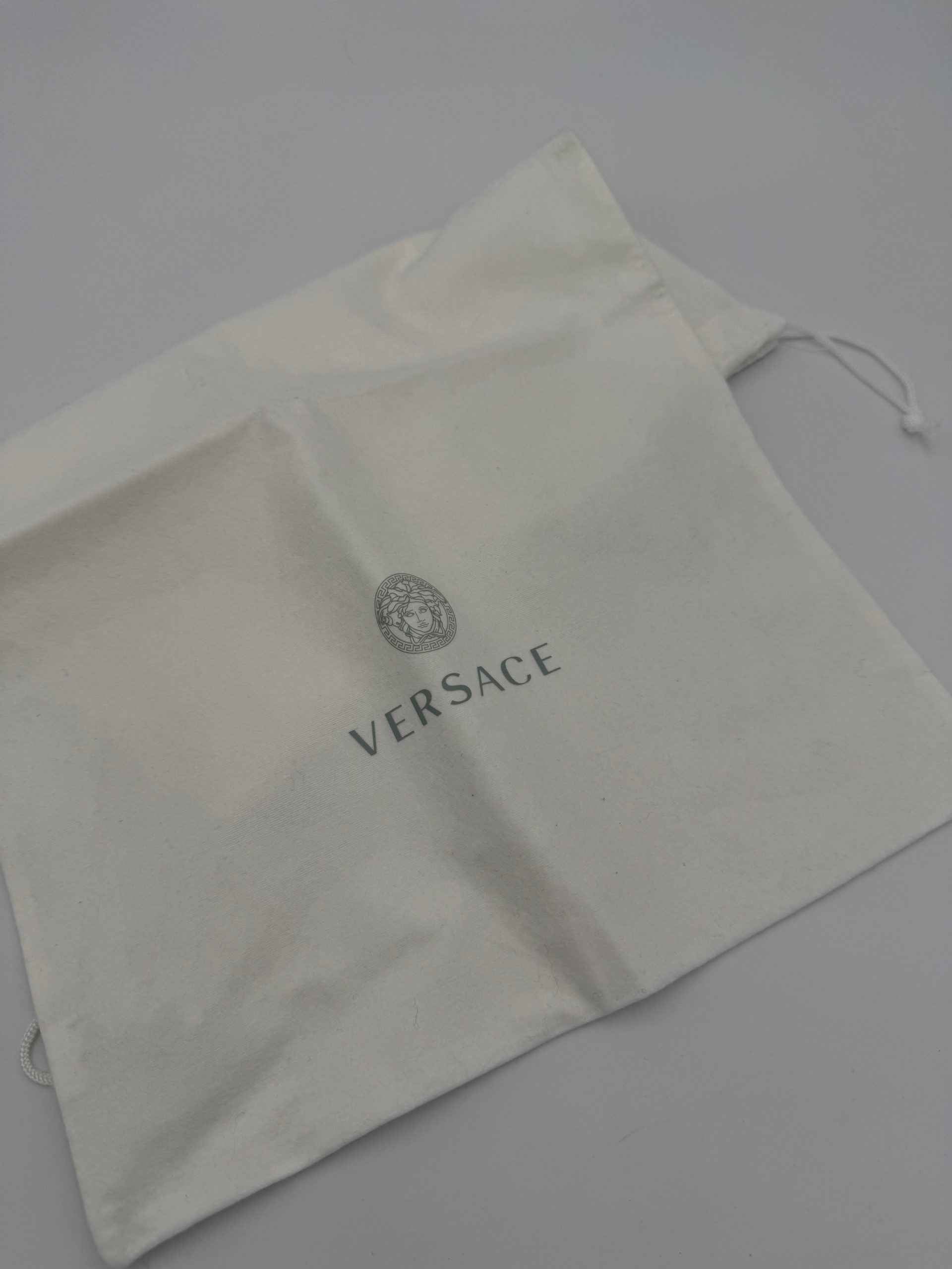VERSACE LA MEDUSA Signature Leather Clutch