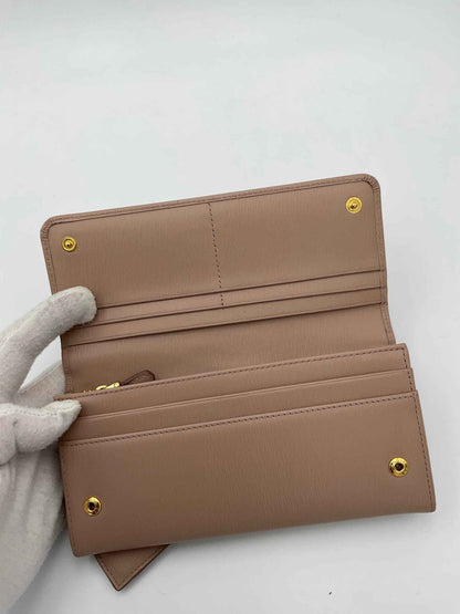 PRADA Powder Saffiano with Card Holder Wallet