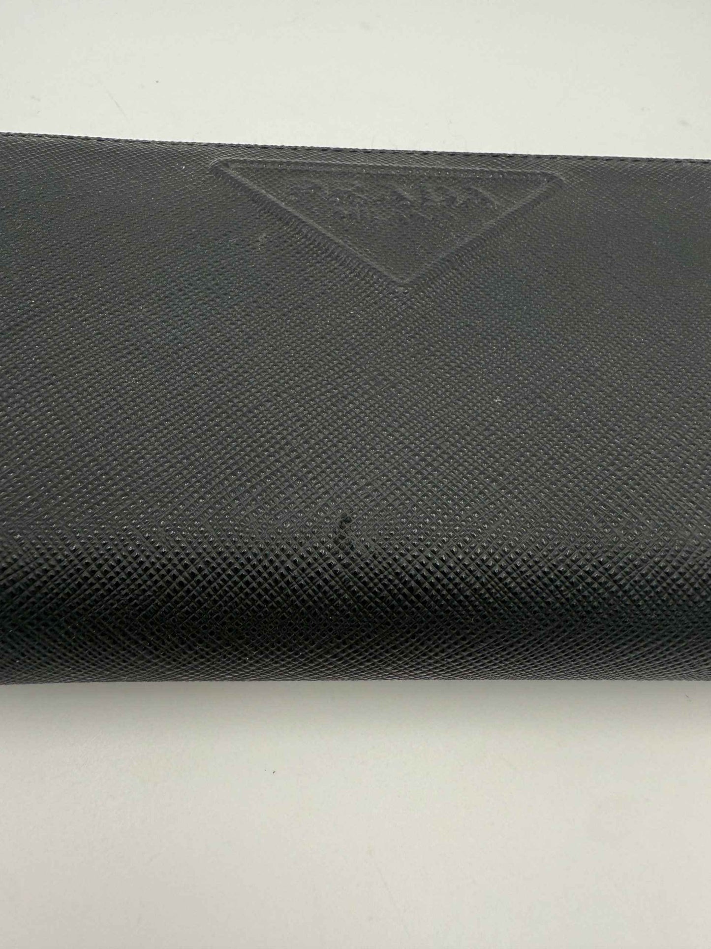 PRADA Zip in Saffiano Leather Wallet