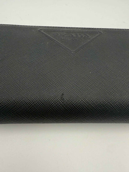 PRADA Zip in Saffiano Leather Wallet