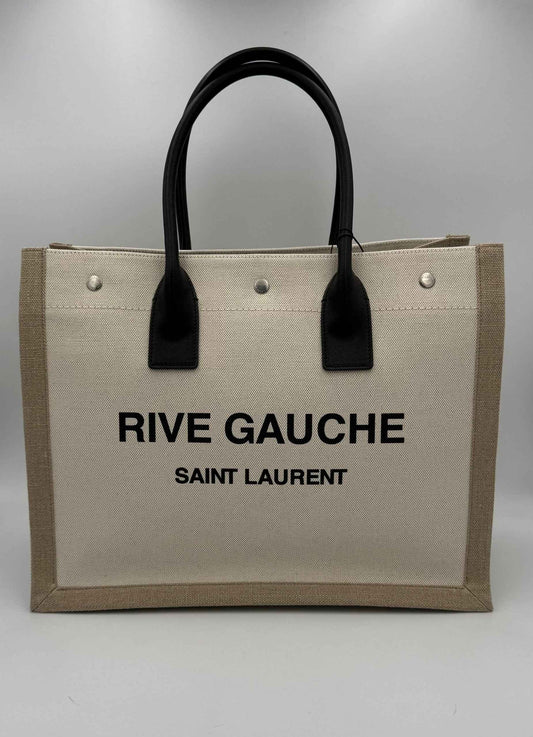 SAINT LAURENT Rive Gauche Medium Tote Bag
