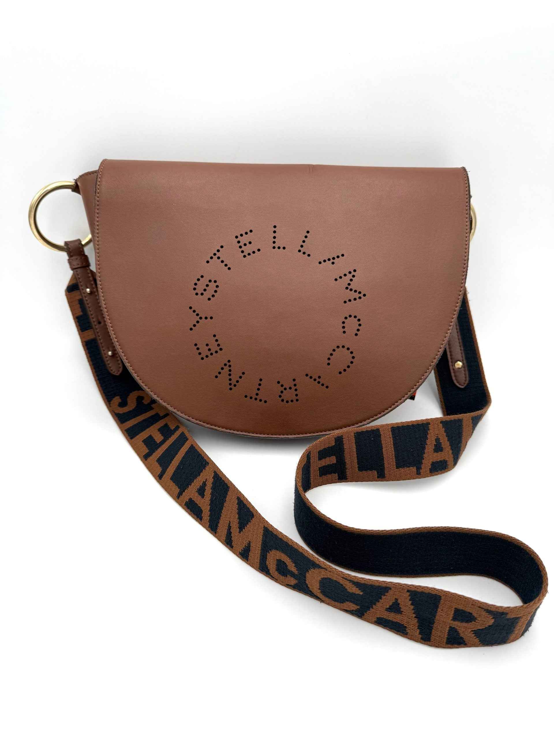 STELLA MCCARTNEY Mezzaluna Brown Bag