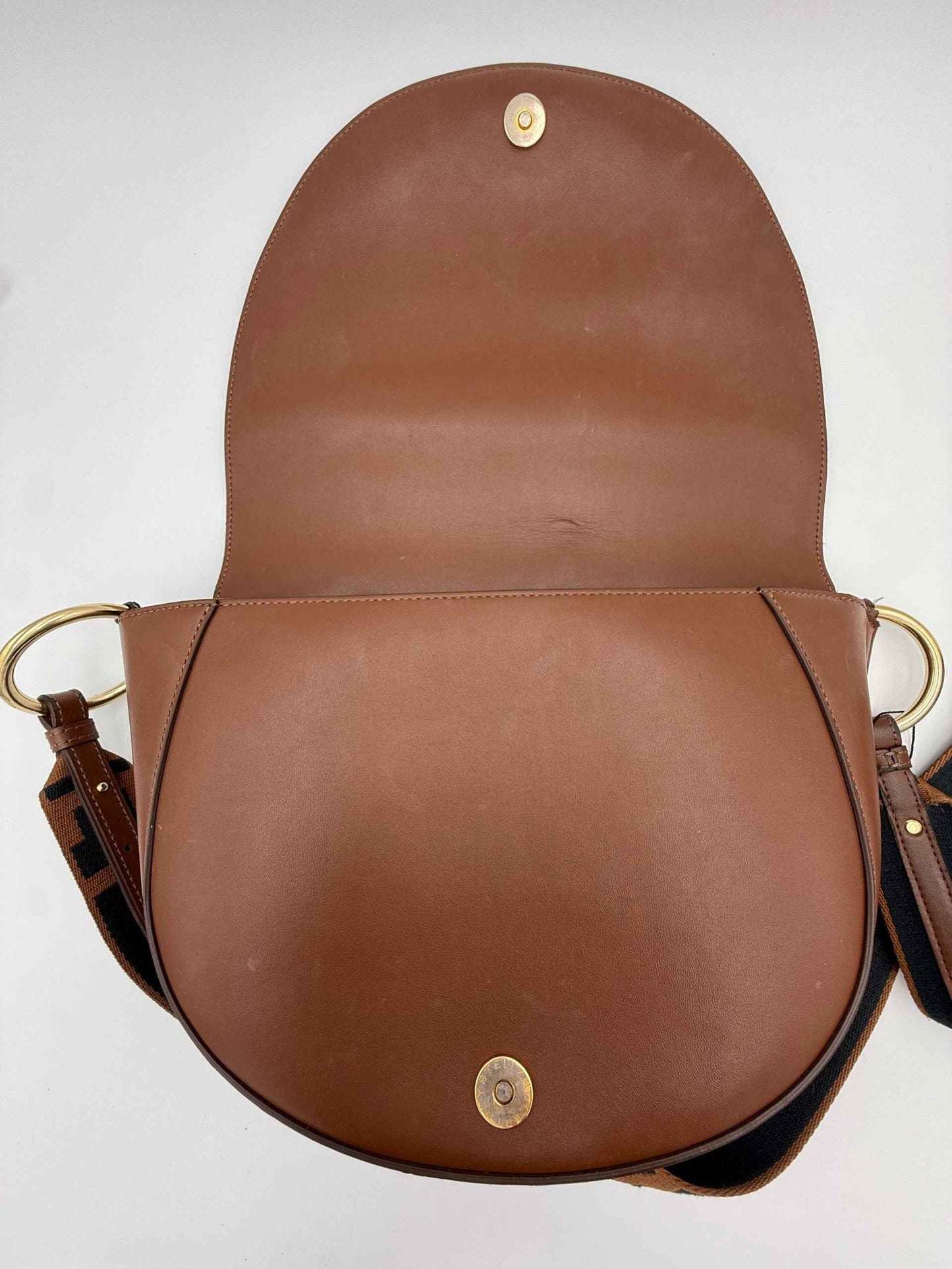 STELLA MCCARTNEY Mezzaluna Brown Bag