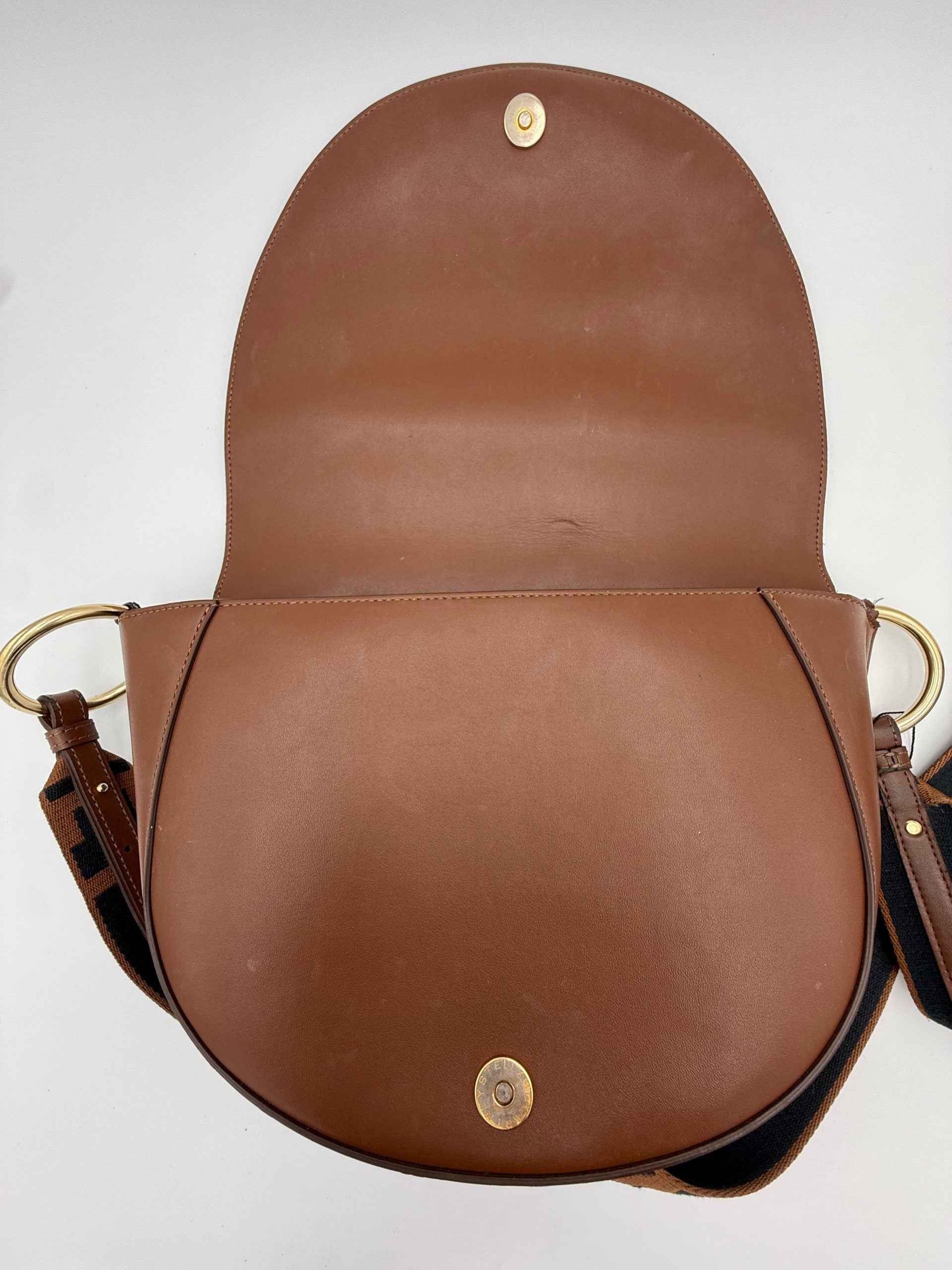 STELLA MCCARTNEY Mezzaluna Brown Bag