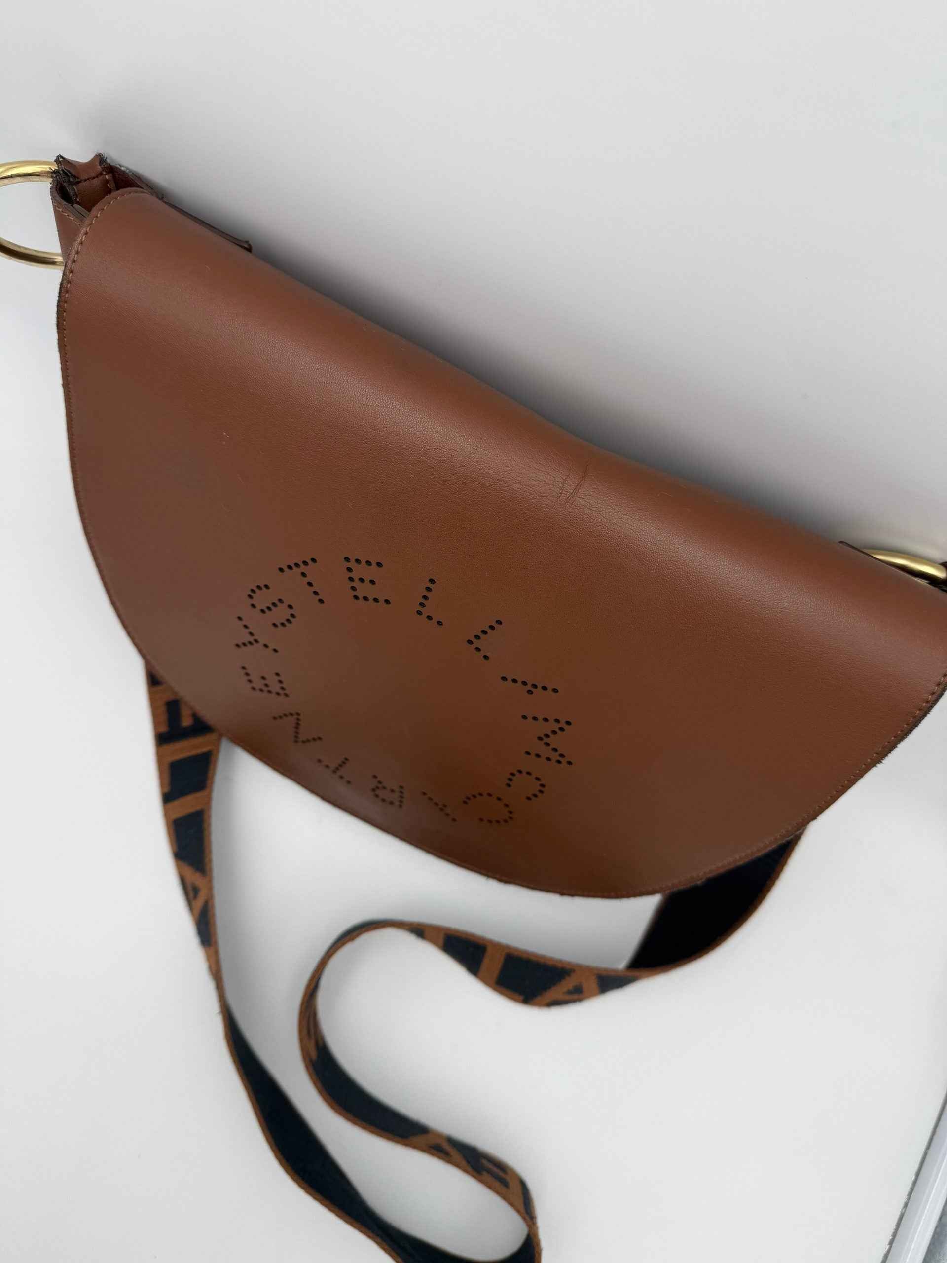 STELLA MCCARTNEY Mezzaluna Brown Bag