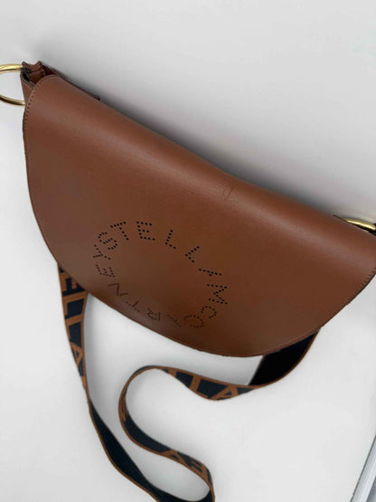STELLA MCCARTNEY Mezzaluna Brown Bag