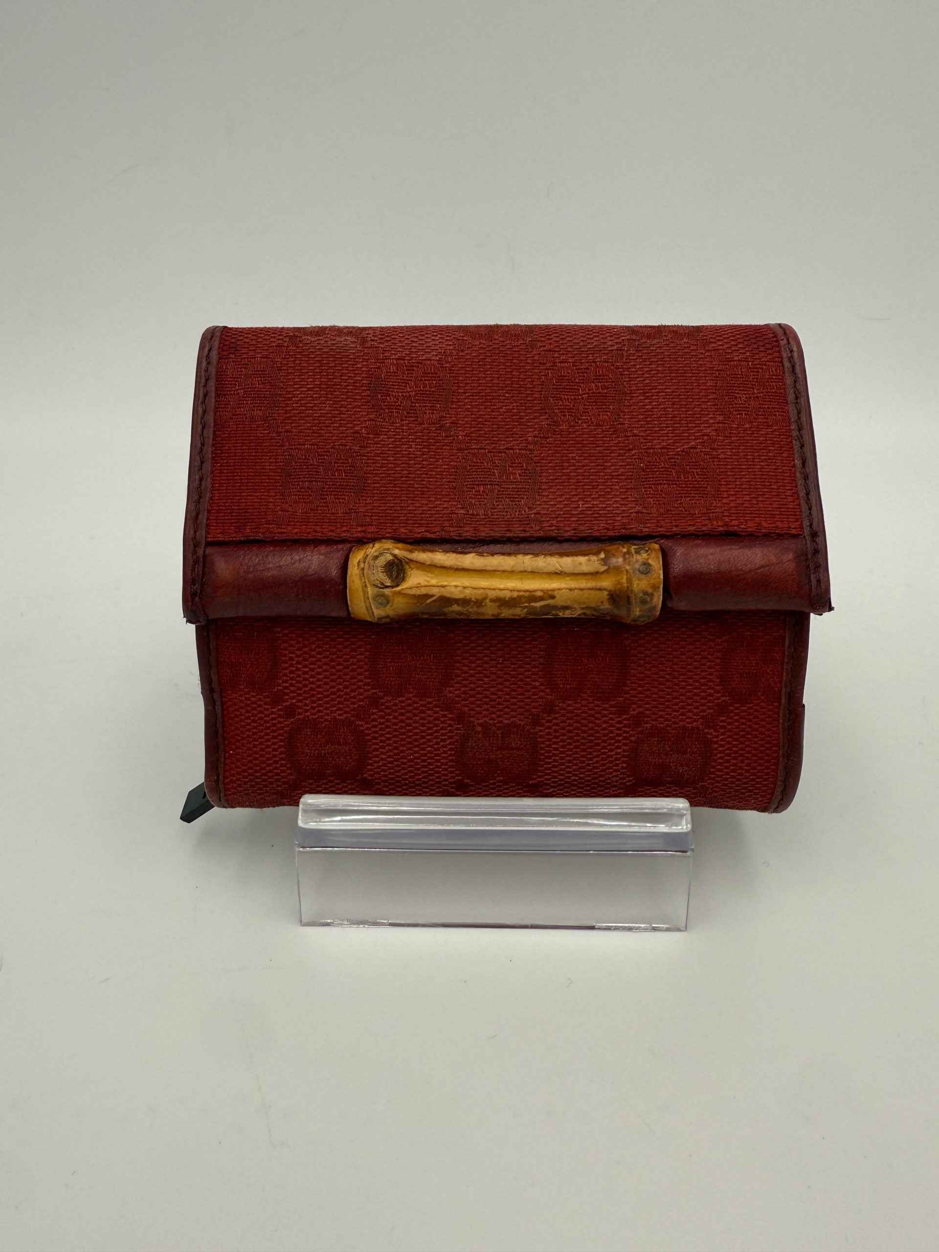 GUCCI GG Canvas Compact Wallet