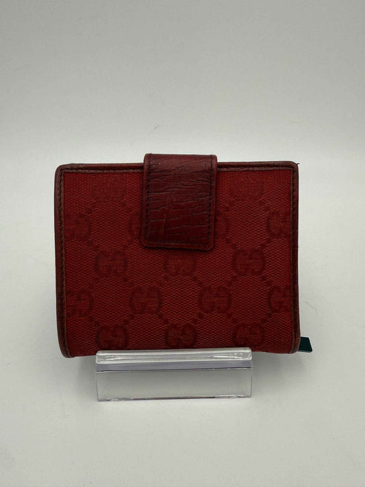 GUCCI GG Canvas Compact Wallet