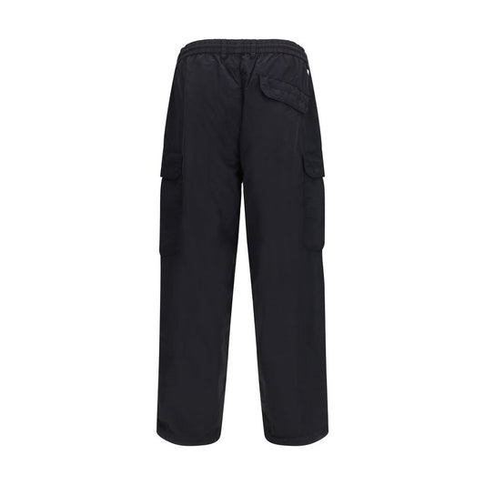 Black Polyamide Cargo Pants