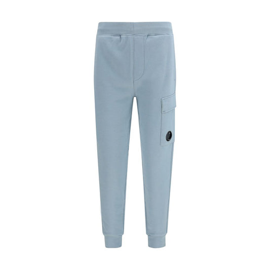 Blue Cotton Cargo Pants