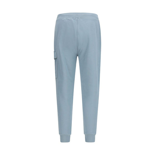 Blue Cotton Cargo Pants