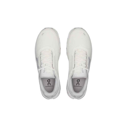 White Recycled Polyester Athletic Sneakers