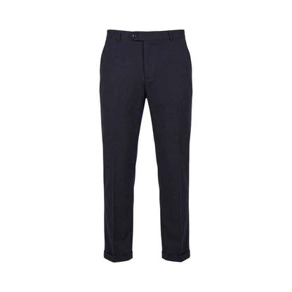 Blue Cotton Two-Piece Suit