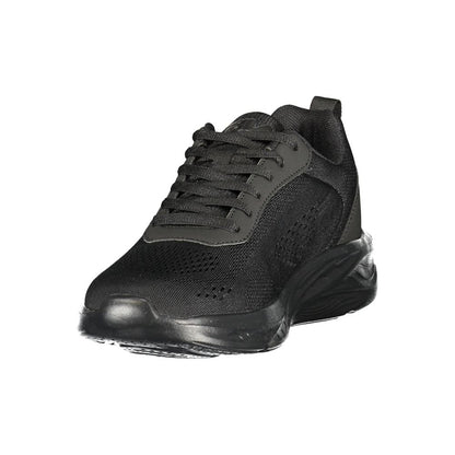 Nero Polyurethane Men Sneaker