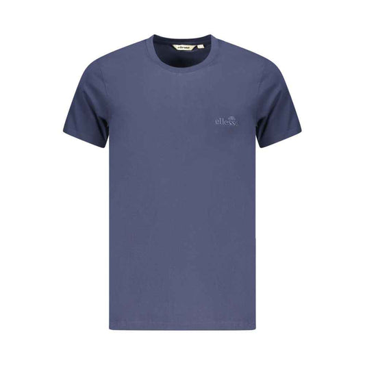 Blu Cotton Men T-Shirt