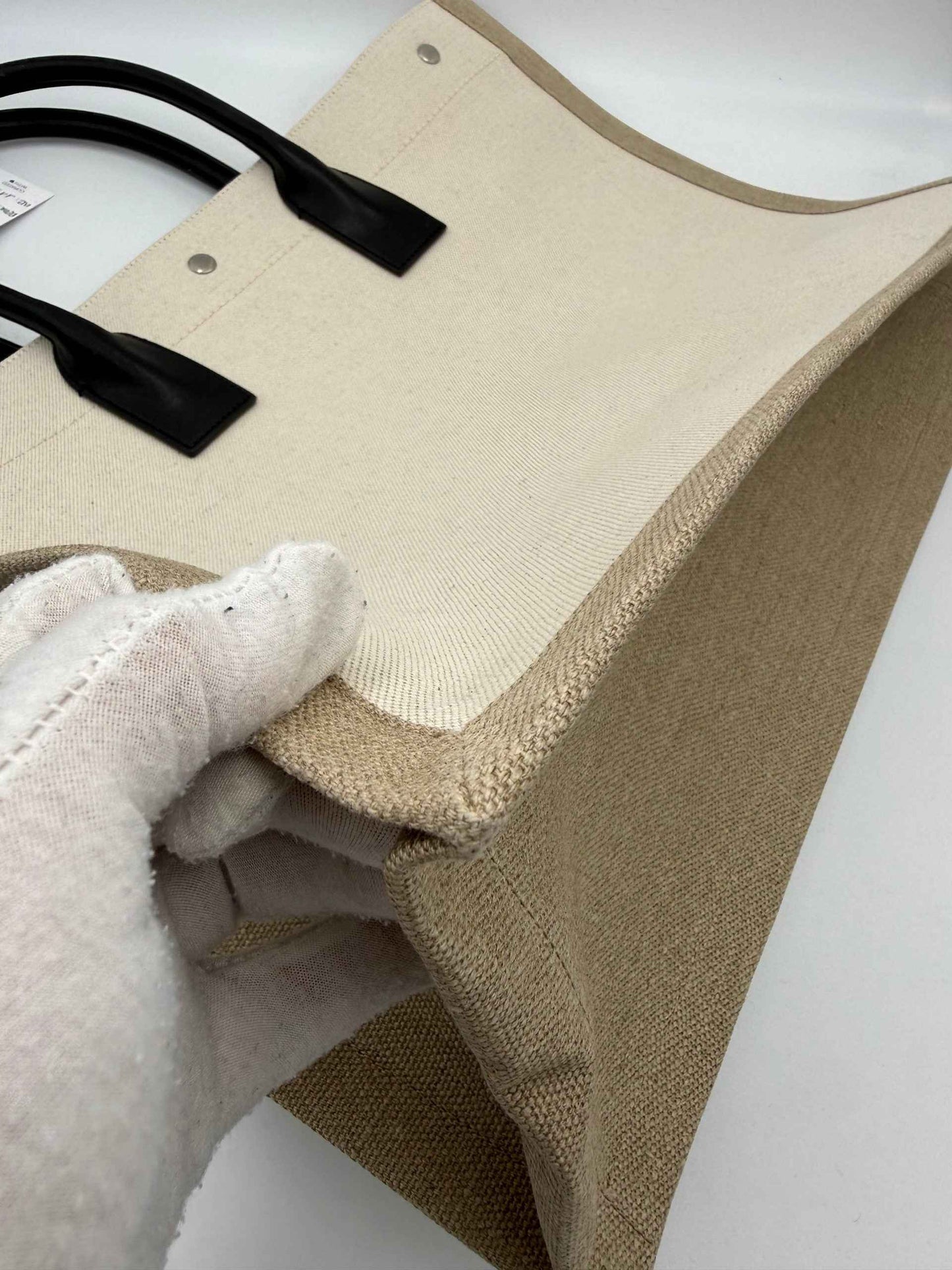 SAINT LAURENT Rive Gauche Large Tote Bag