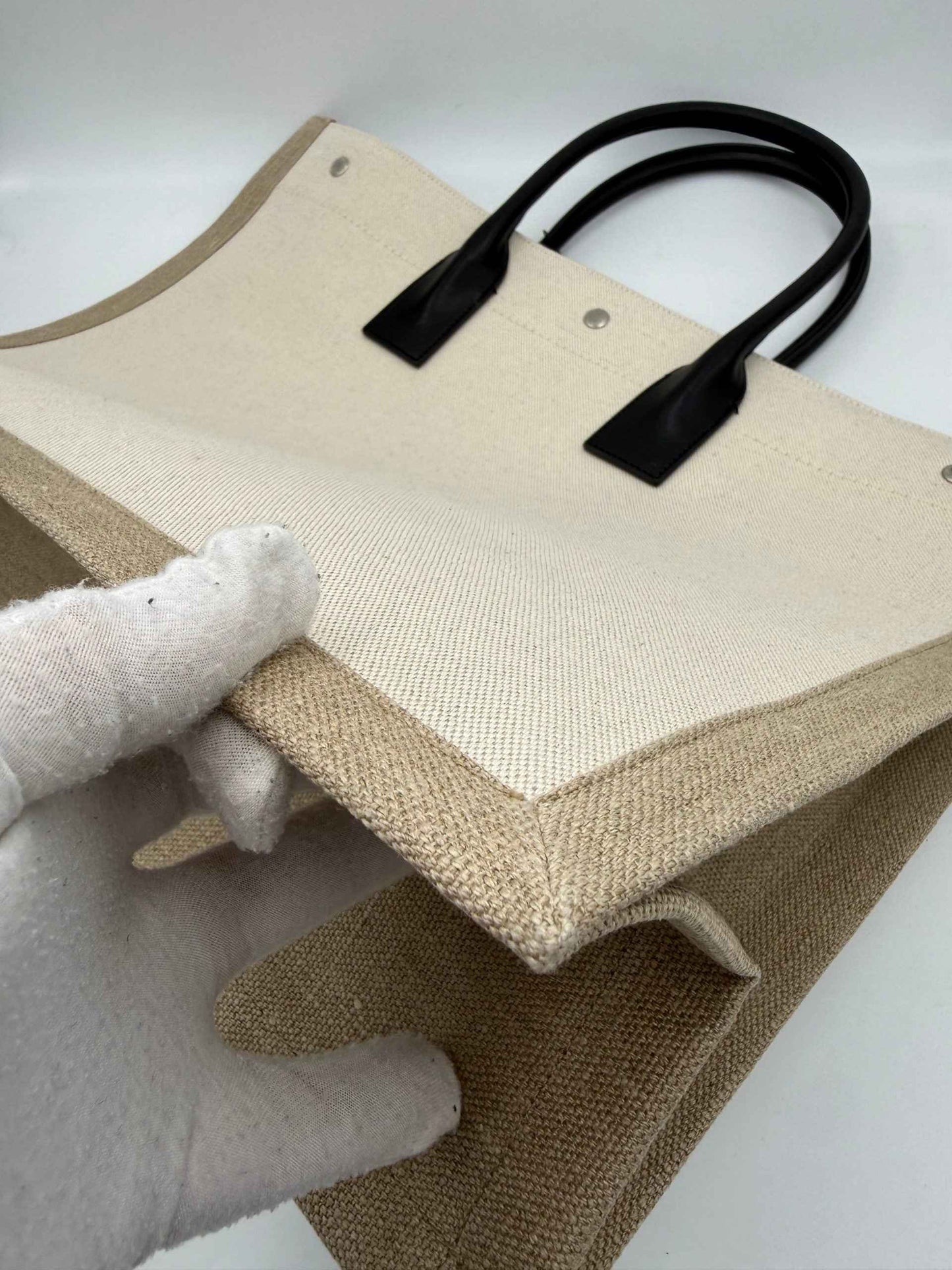 SAINT LAURENT Rive Gauche Large Tote Bag