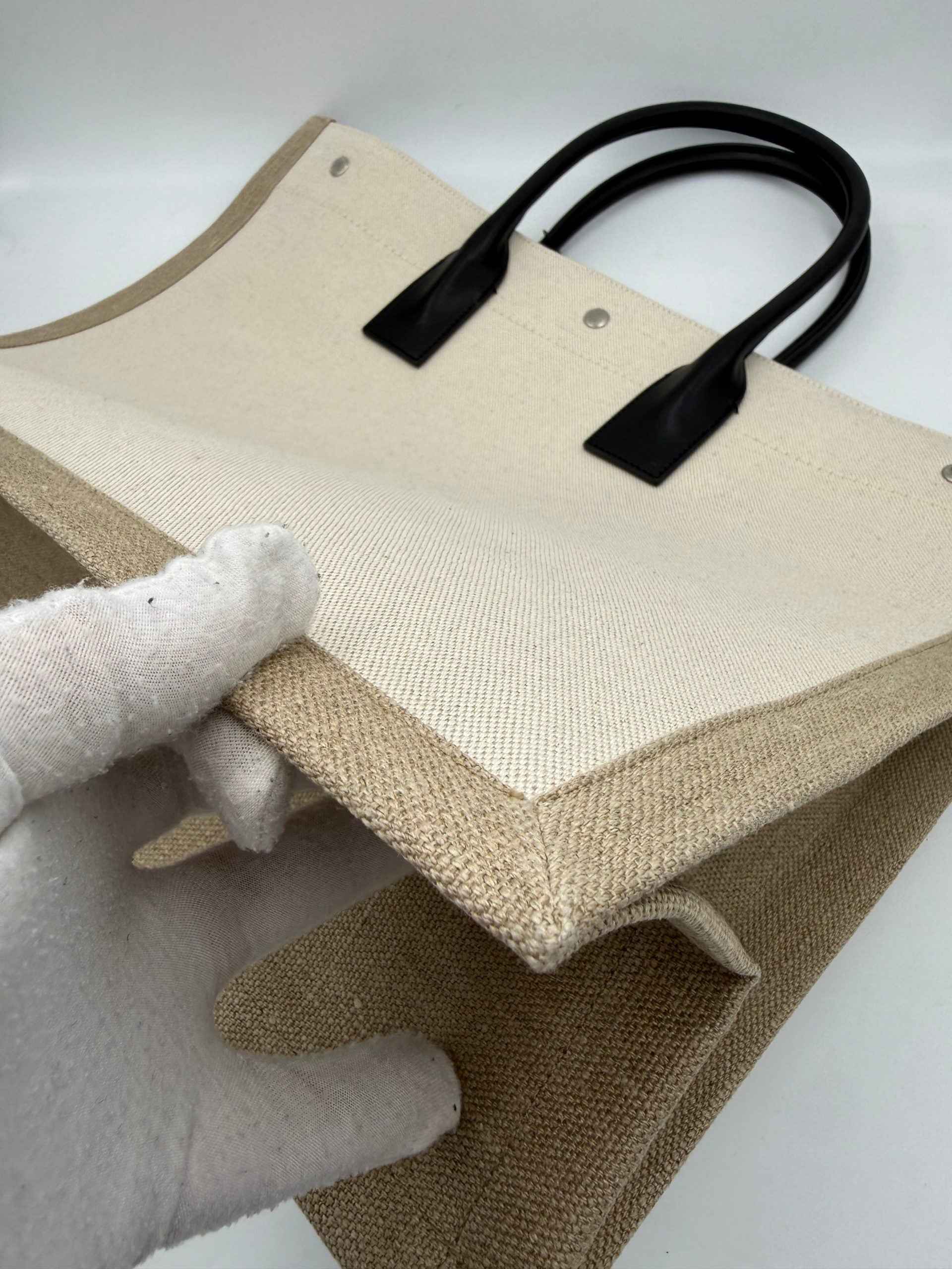 SAINT LAURENT Rive Gauche Large Tote Bag