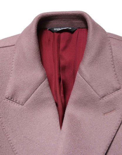 Brown Double Breasted Men Trench Coat Jacket