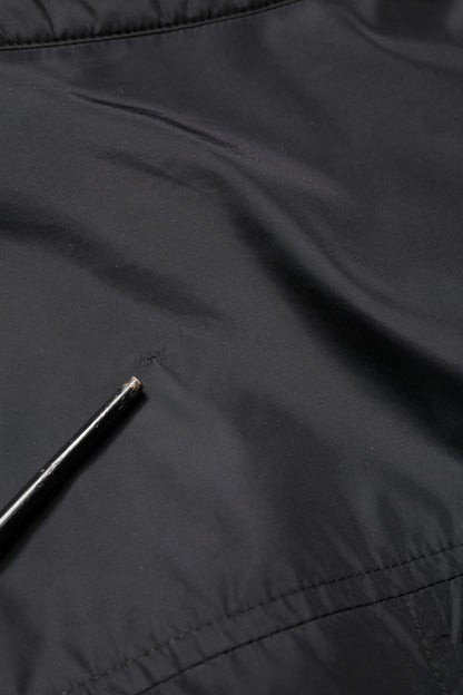 Black Logo Plaque Long Sleeves Shirt Jacket