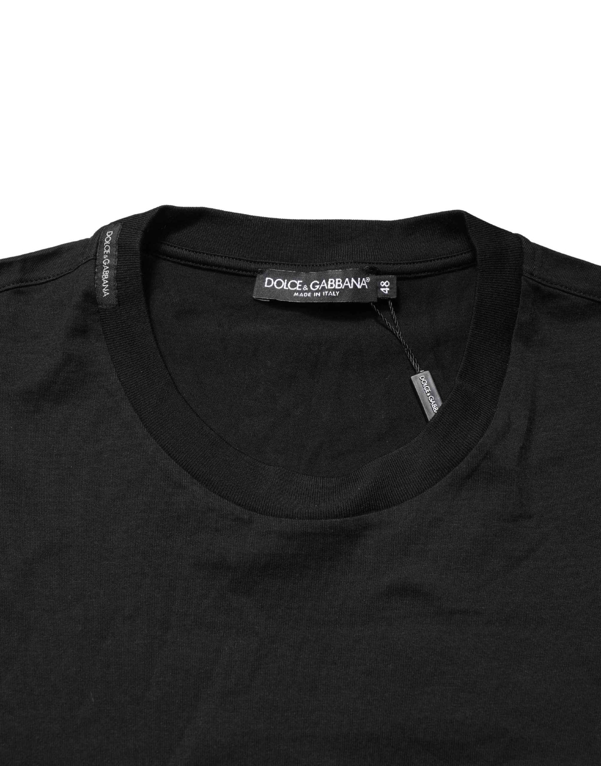 Black Crew Neck Sleeveless Tank Top T-shirt