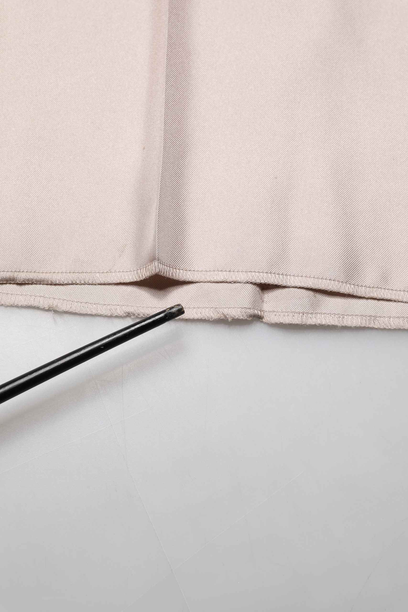 Beige Silk Straight Formal DressTrouser Pants