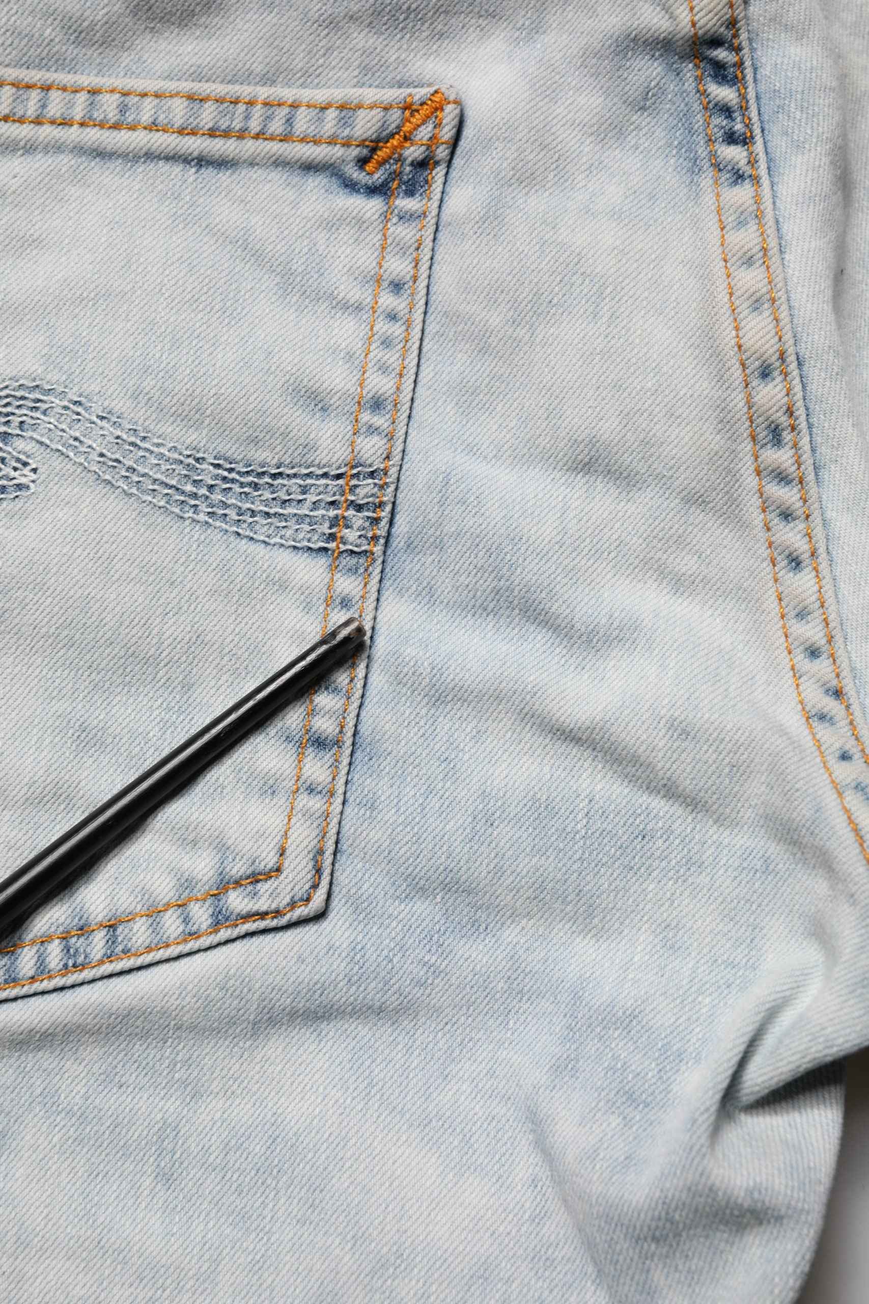 Light Blue Cotton Stretch Skinny Fit Men Denim Trouser JEANS