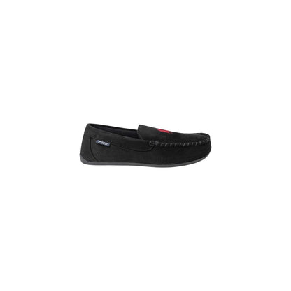Black Faux Fur Slippers