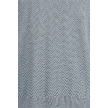 Gray Silk Sweatshirt