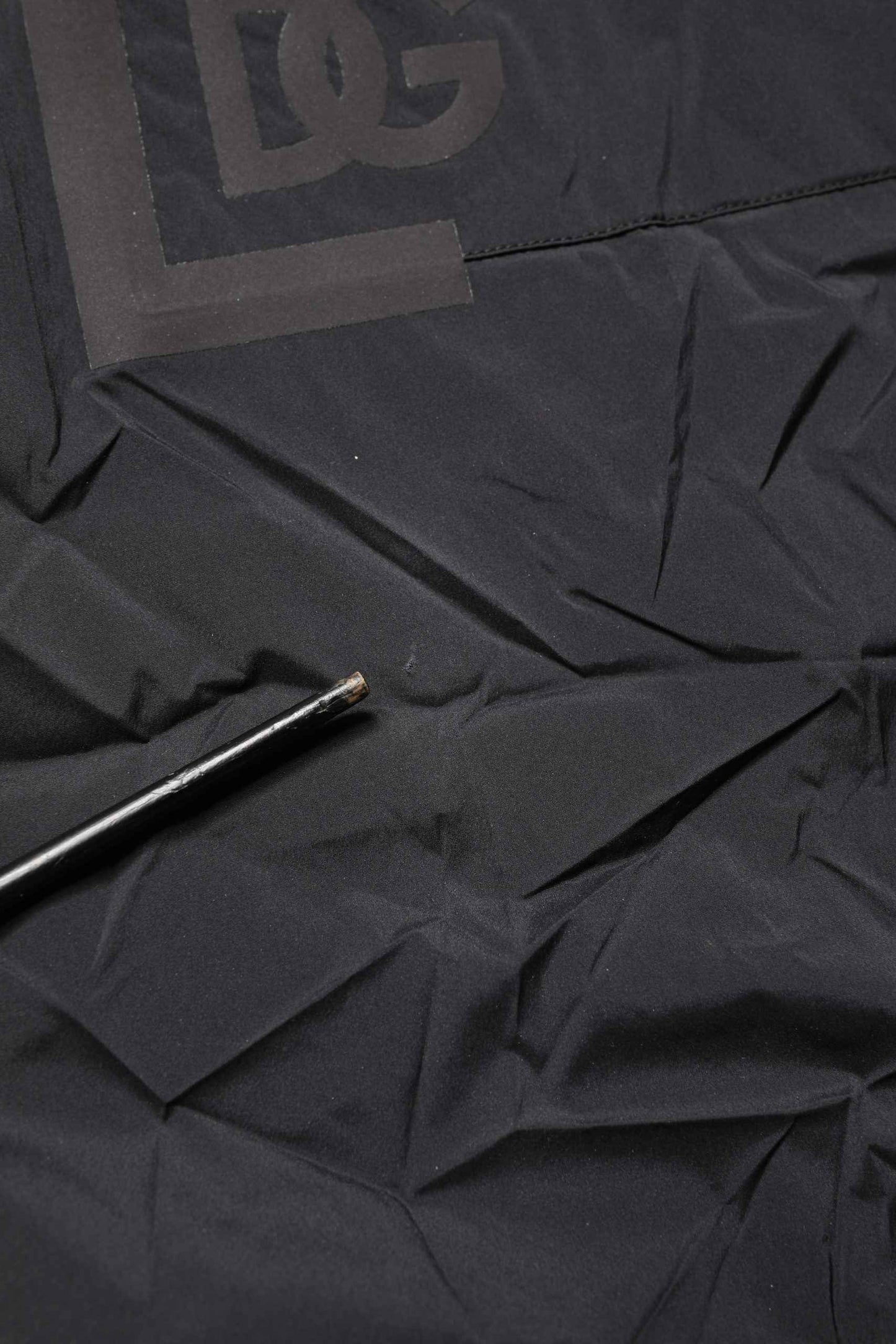 Black Nylon Elastic Waist Swim Shorts Swimwear