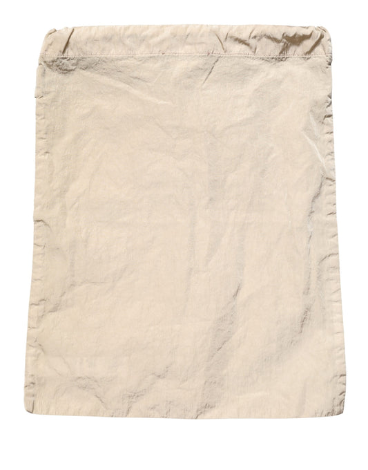 Brown Nylon Drawstring Swim Shorts Swimwear