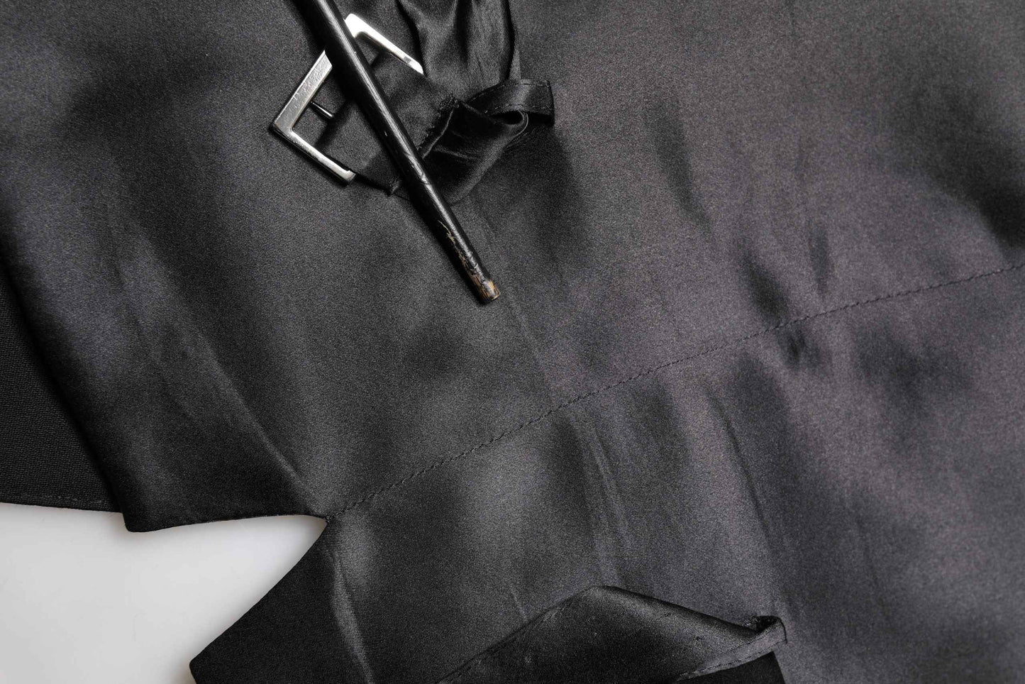 Black Wool Single Breasted Men Waistcoat Vest