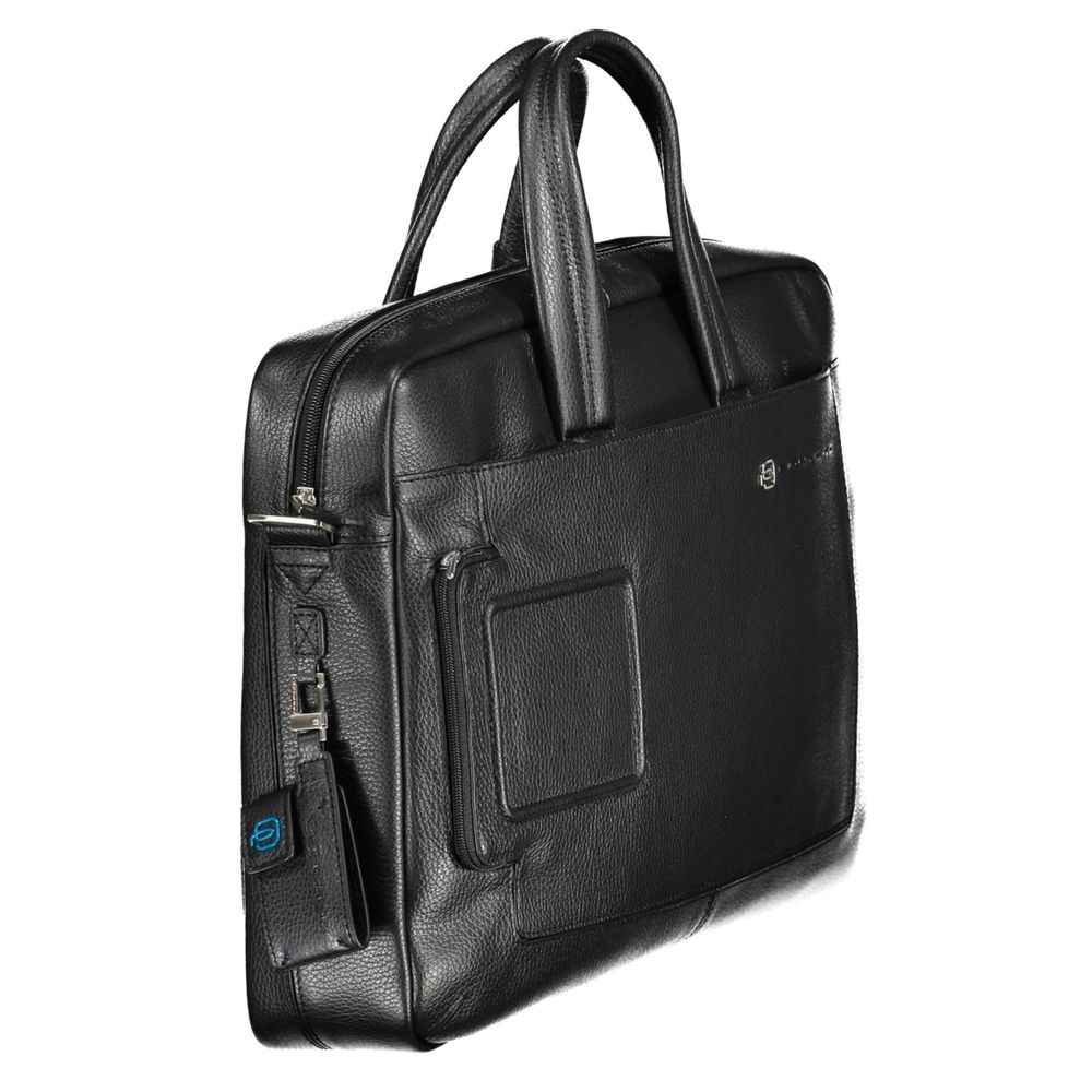 Nero Leather Men Briefcase