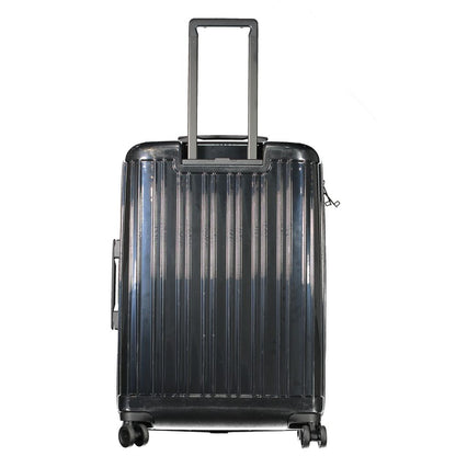 Black Polycarbonate Men's Travel Bag