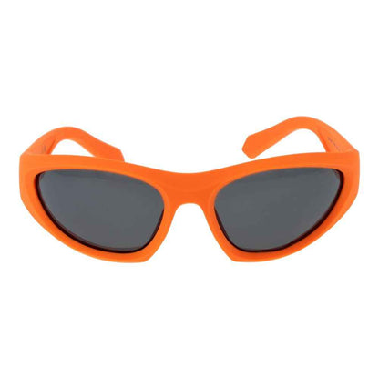 Orange Plastic Sunglasses