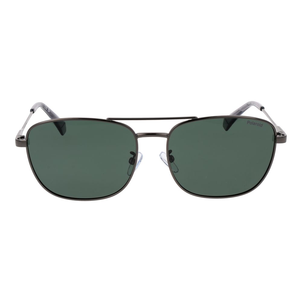 Gray Stainless Steel Sunglasses
