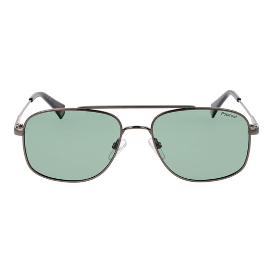 Gray Metal Sunglasses