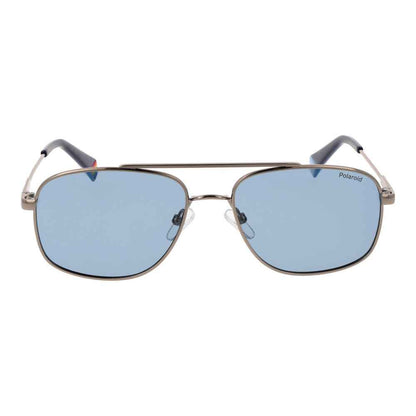 Gray Metal Sunglasses