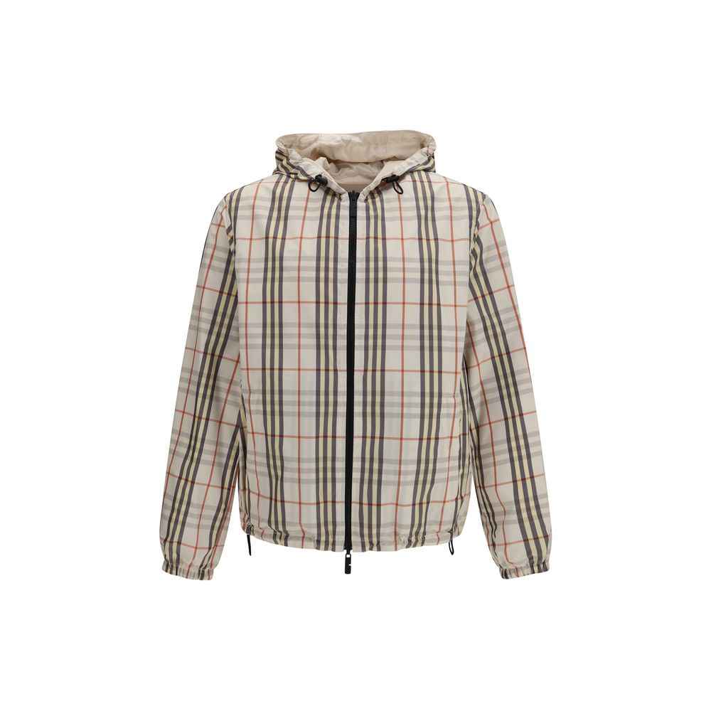Beige Polyester Shell Jacket
