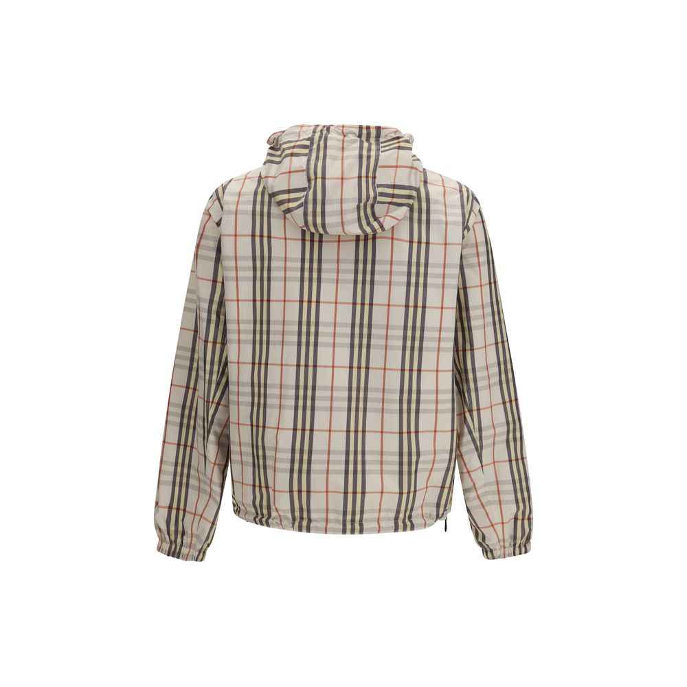 Beige Polyester Shell Jacket