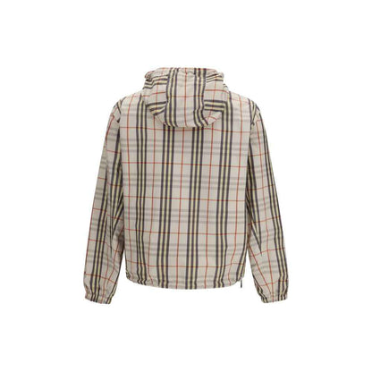 Beige Polyester Shell Jacket