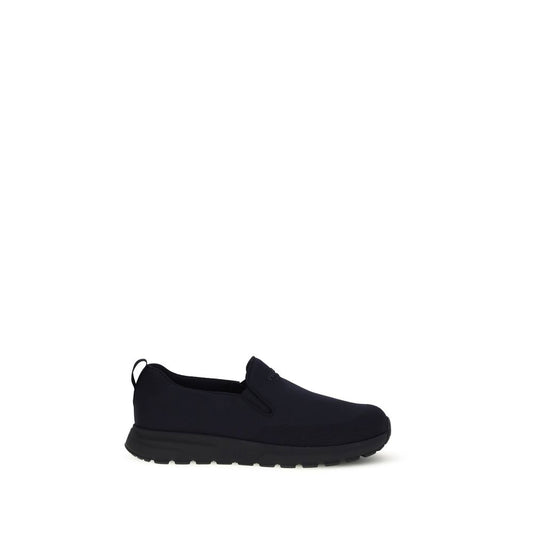 Blue Fabric Sneakers