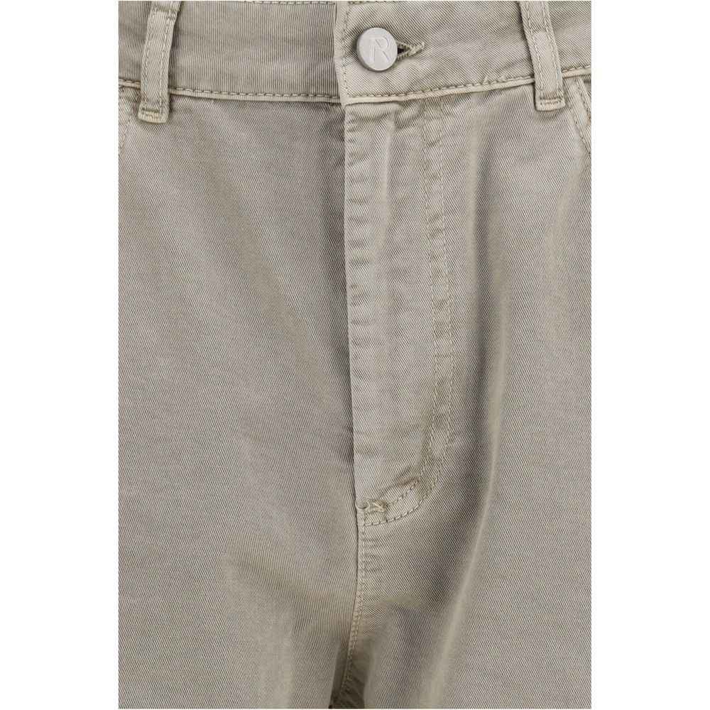 Beige Cotton Bermuda Shorts
