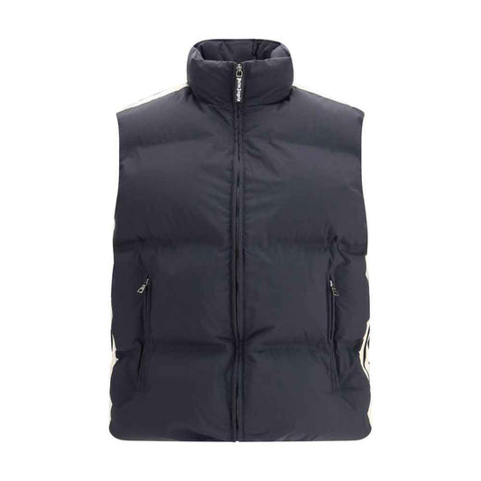 Black Polyamide Sleveless Jacket