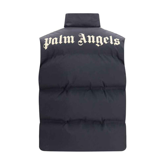 Black Polyamide Sleveless Jacket